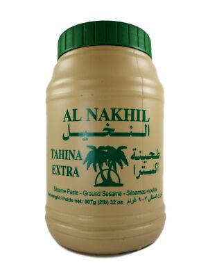 Al Nakhil Tahina 100% natürliche Tahini gemahlen Sesam Samen Öl Past 907g