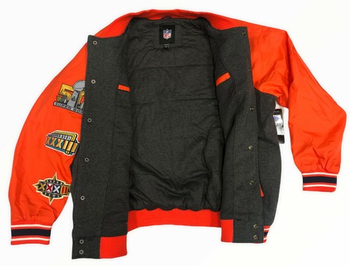 Denver Broncos 3X Super Bowl Champions Team Varsity Gedenkjacke GRÖSSE 2X - Bild 3 von 5