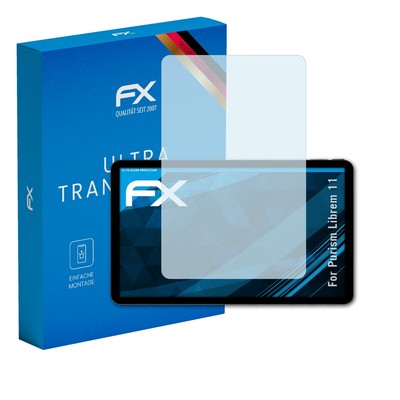 atFoliX 2x Displayschutzfolie für Purism Librem 11 Schutzfolie klar Folie