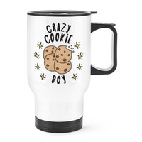 VerrüCkte Cookie Jungen Stars Reisetasse Tasse Mit Griff Scherz Sohn Kinder Spaß