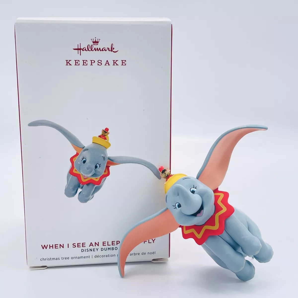 2019 Hallmark When I See An Elephant Fly Dumbo Keepsake Ornament Disney NIB