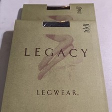 Legacy Microfiber Control Top Tights Sz D Set Of Two Gray/Heather And Brown NEW