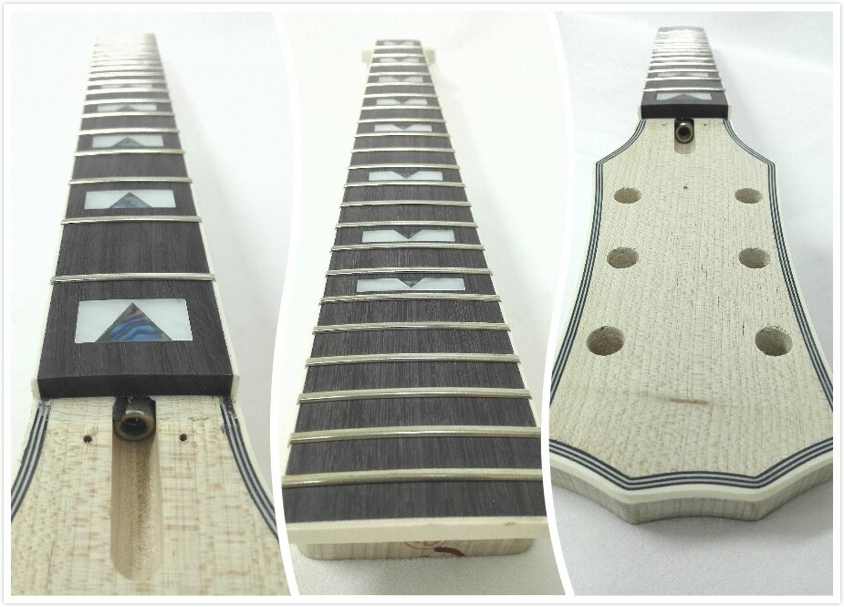 Totally NOSOLDERING Electric Guitar DIY Kit w/Flame Maple Veneer E