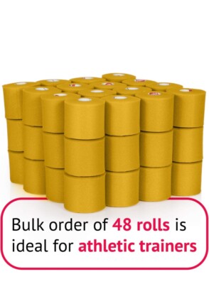 Athletic Underwrap Tape Cramer BLACK Foam NonSterile  48 ROLLS 2.75'' x 30 Yards