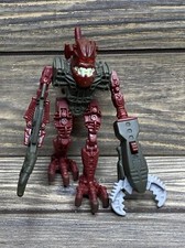 McDonalds Happy Meal Lego Bionicle 2006 Hakann Red Brown Alien Plastic Figure