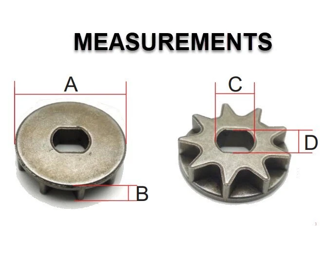 drive gear chainsaw Black & Decker Replacement Sprocket # 5140159-79 CS1518 - Image 2 of 4