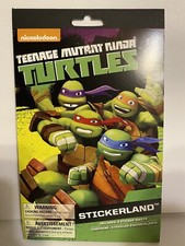 TMNT Teenage Mutant Ninja Turtles Nickelodeon Stickers Party Pack 8 Sheets NEW