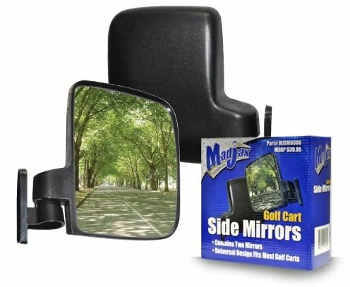 Madjax Golf Cart Side Mirrors for Club Car EZ-GO Yamaha and Others