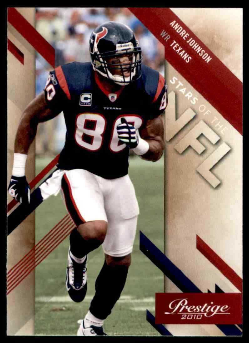 2010 PRESTIGE STARS OF THE NFL ANDRE JOHNSON TEXANS #3
