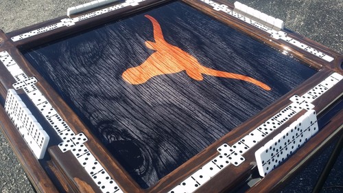 Texas Longhorn Domino Table by Domino Tables by Art - Picture 3 of 9