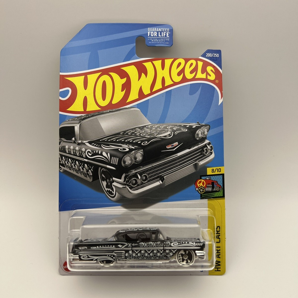 ホットウィール　58 インパラ　トレジャーハント Hot Wheels TREASURE HUNTS TH HW Art Cars 8/10 '58 Impala 200