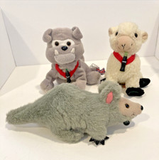 Lot of 3 Coca-Cola Bean Bag Plush. 1998 1999 International Series Vintage