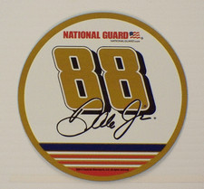 DALE EARNHARDT JR 88 Round 4" Decal / Sticker Gold Racing Nascar