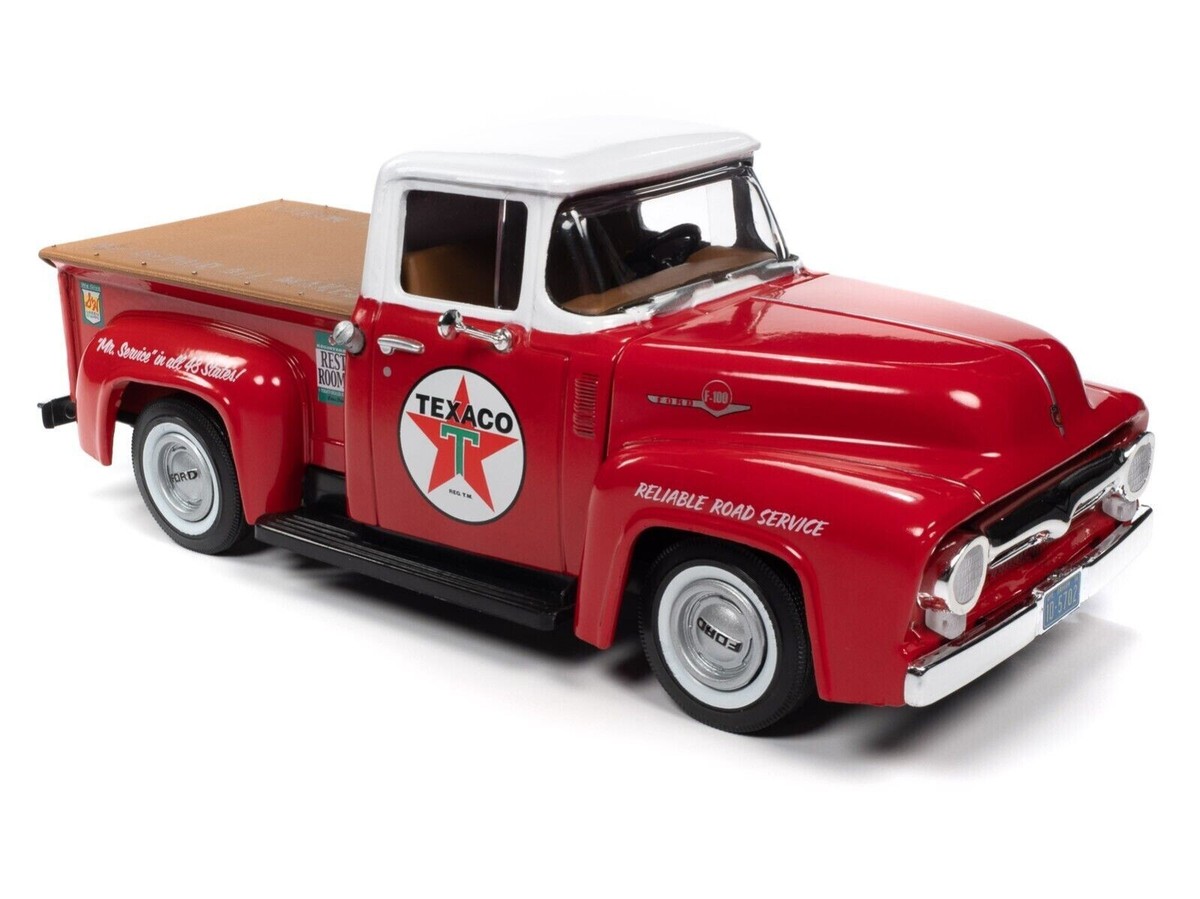 1956 FORD F-100 PICKUP TRUCK ERTL DIECAST 2022 - TEXACO #39 IN