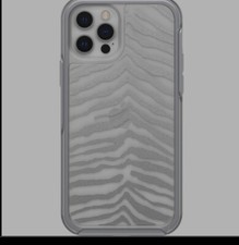 OtterBox Apple iPhone 12/iPhone 12 Pro Symmetry Series Case - Zebra Silver