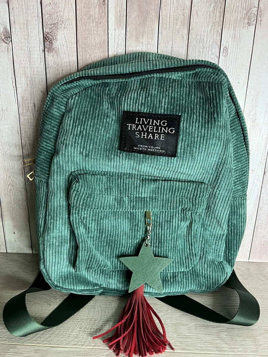 Small shop green backpack