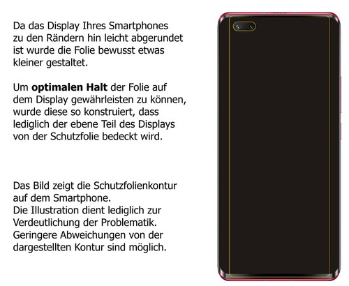 Schutzfolie für Huawei nova 8i Display Folie matt Displayschutzfolie - Bild 6 von 12