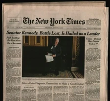 New York Times Aug 27, 2009 Ted Kennedy PGA Playoffs Olsen Twins 110221WEEM2