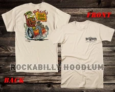 Retro Hot Rod Tee T Shirt Ed Big Daddy Roth Studios 60's Monster Art Bad News