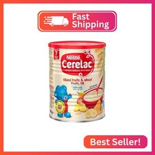 Nestle Cerelac, Mixed Fruits and Wheat with Milk, 14.1 Ounce Can