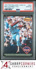 1994 TED WILLIAMS CARD CO MIKE SCHMIDT COLLECTION #MS3 