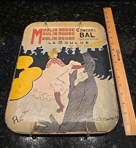 Moulin Rouge La Goulue Concert Bal Tous Les Soirs TRAY for DECOR