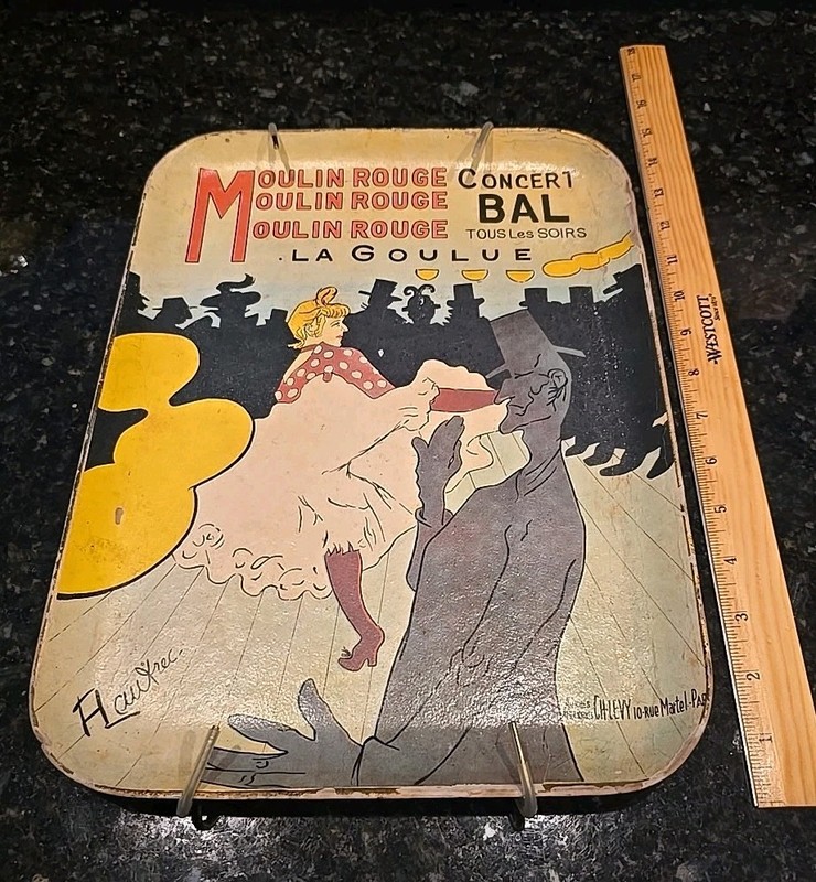 Moulin Rouge La Goulue Concert Bal Tous Les Soirs TRAY for DECOR
