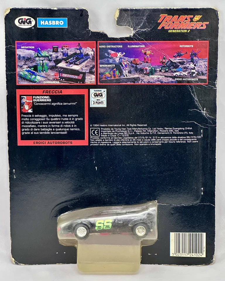 Side Swipe Sideswipe G2 Transformers Generación 2 Flecha Hasbro Gig 1994 - Imagen 2 de 4
