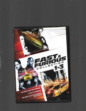The Fast and the Furious Collection 1-3 DVD, 2014, 3-Disc Set Paul Walker