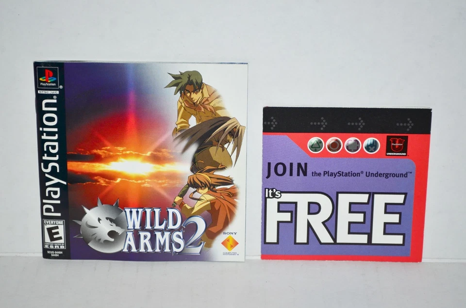 Wild Arms 2: Second Ignition (Sony PlayStation 1 2000) PS1 PSOne 2 3 Black Label - Imagem 2 de 4