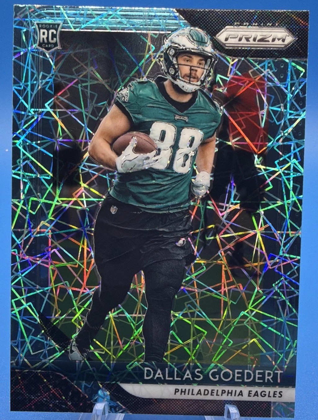 2018 Panini Prizm - Rookie Dallas Goedert #299 Lazer Prizm (RC)