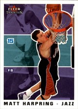 2003-04 Fleer Tradition #108 Matt Harpring - BSK