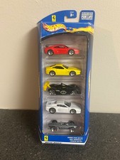  Worn Box Hot Wheels 2001 Ferrari 5 Pack