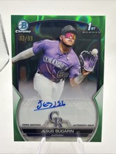 2023 Bowman Chrome Prospect Green Lava Refractor /99 Jesus Bugarin Auto cpa-jb