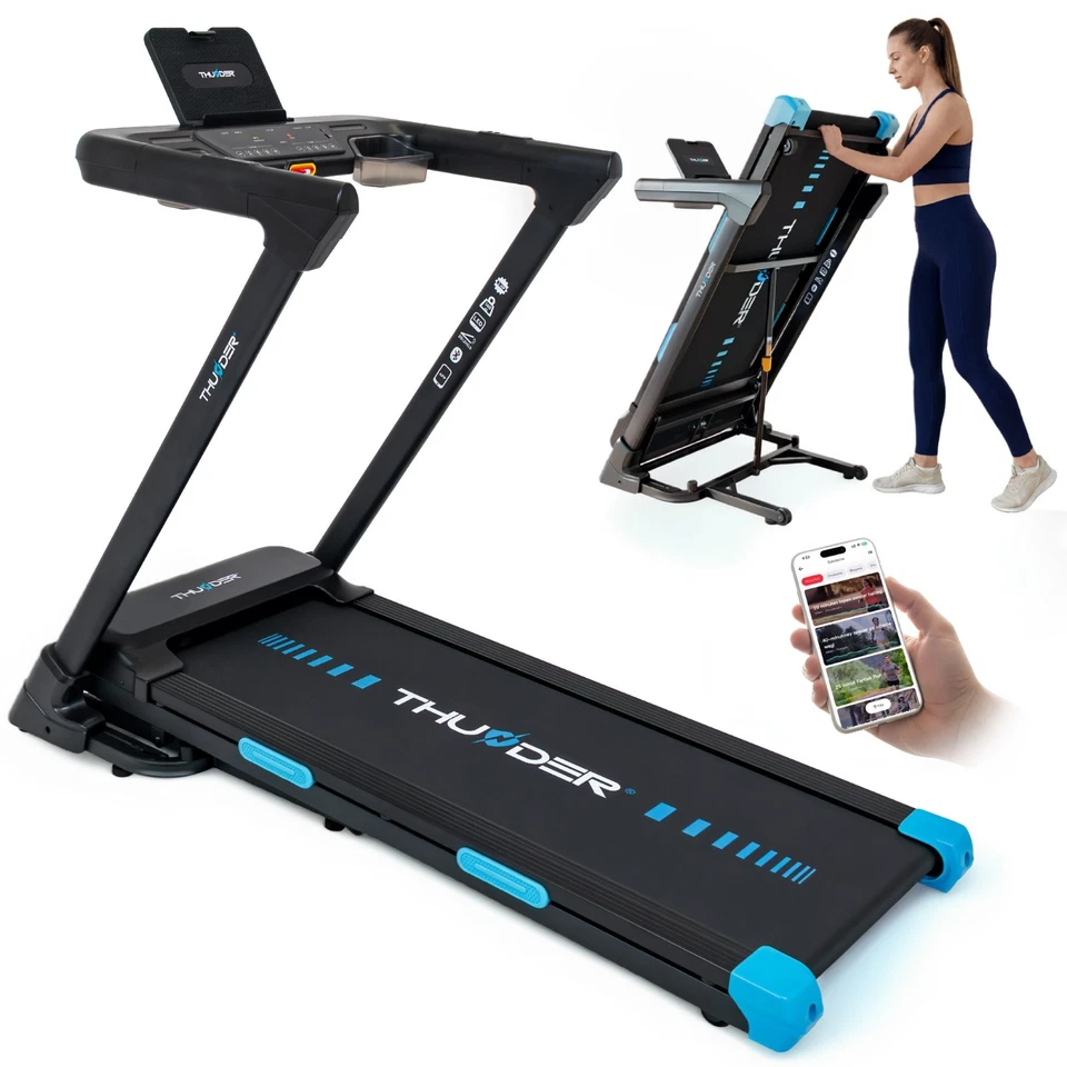 Laufband Elektrisch Klappbar 15,9 km/h Heimtrainer Fitness Bluetooth 140kg - Bild 2 von 4