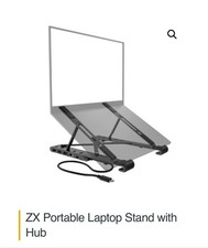 USB C Laptop Docking Station Stand, USB C Dock Tablet Stand, 6 in 1 USB C Hub...