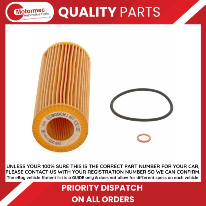 Bosch Oil Filter 1 457 429 185 for BMW - Image 13