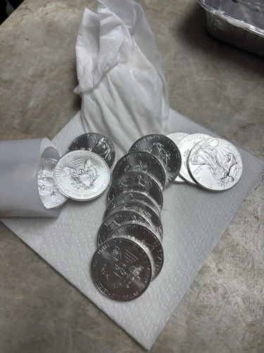 American Silver Eagle Coins 1 oz, 20 Count, Uncirculated Roll