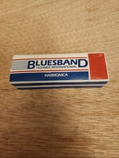 Hohner BluesBand Harmonica Key of C Blues Band Stainless Steel, 1501c
