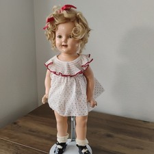 Vintage Shirley Temple Dolls Composition Play Doll 18 Inch D12
