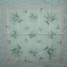 Christian Dior Pink Jacquard Cotton Mini Scarf Pocket Square 21.5" X 20.5" Q269