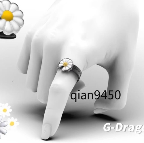 Daisy Ring G-Dragon GD Bigbang New Birthday Gift Concert Delicate Silver Unisex - Picture 4 of 10