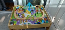 Child's Train Table with Trains Track and Accessories Kids Toys