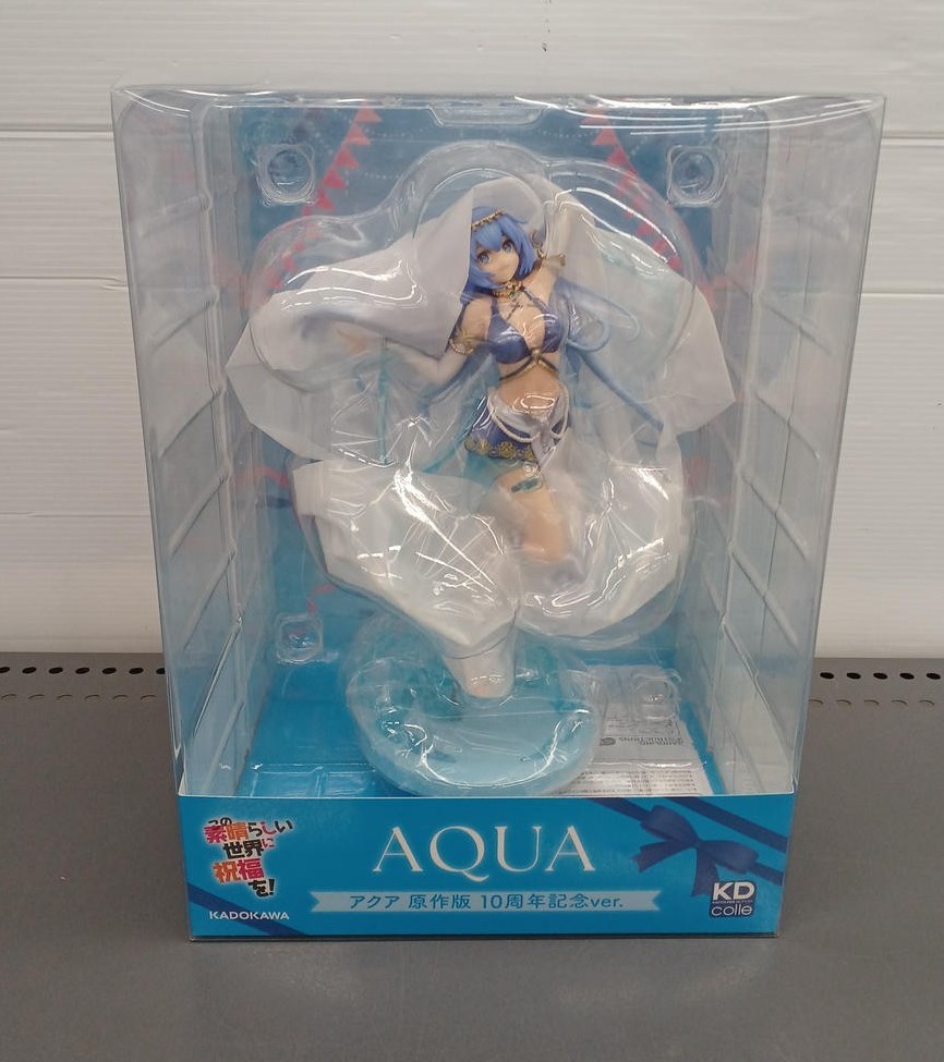 Figura Konosuba Aqua Kdcolle (Novela Ligera 10 Aniversario Ver. Original) raro