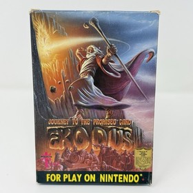Exodus Journey to the Promised Land Nintendo NES Complete CIB Tested