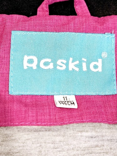 Raskid Girls Parka Size 146 Magenta Waterproof Windproof Jacket Detachable Hood - Bild 11 von 13
