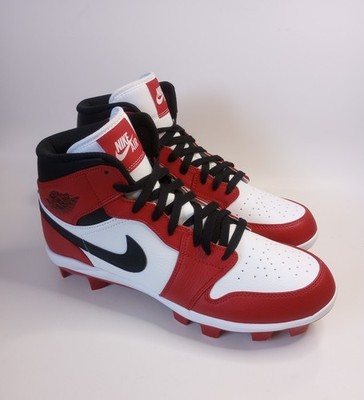 Nike Men's Air Jordan 1 Retro MCS Chicago Baseball Cleats Size 10 AV5354-611 New