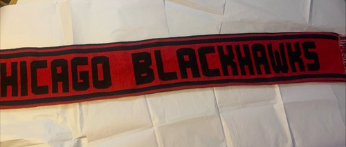 chicago blackhawks Boys Kids 8-20 Winter Scarf - Picture 5 of 5