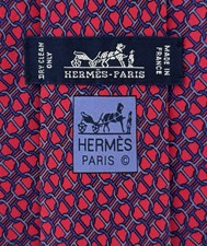 Hermes Tie 5663 EA. Silk 100 . Authentic. Excellent Condition.