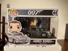 Funko Pop James Bond 007 with Aston Martin DB5 44 Rides Movies Vinyl Figure